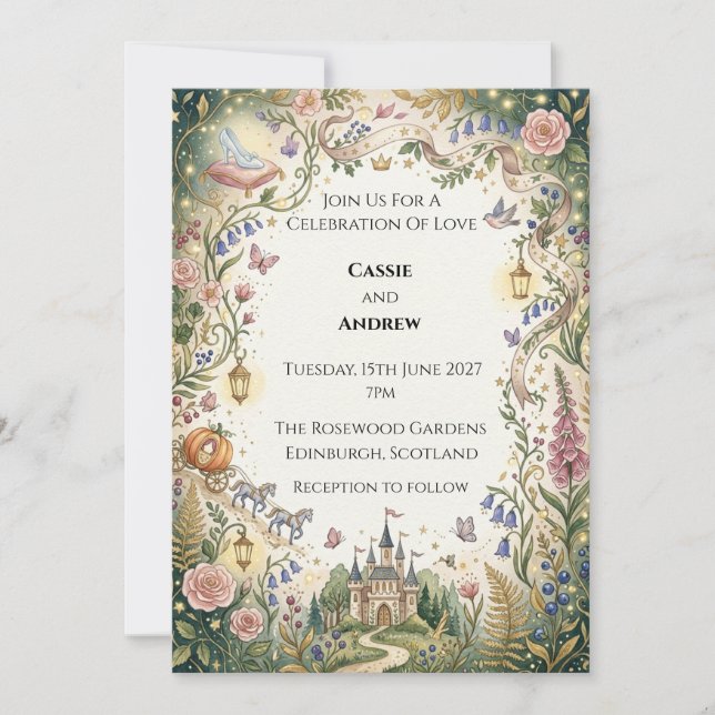 Highland Cow Scottish Wedding Invitation (Front)
