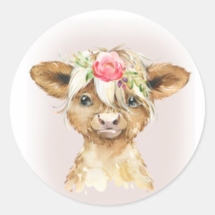 Highland Cow Stickers