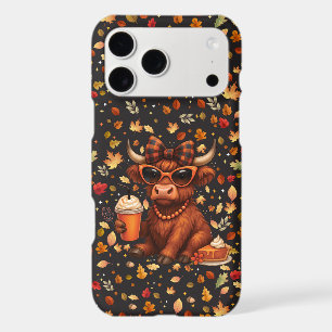 Highland Cow Thanksgiving Pumpkin Pie Fall Confett