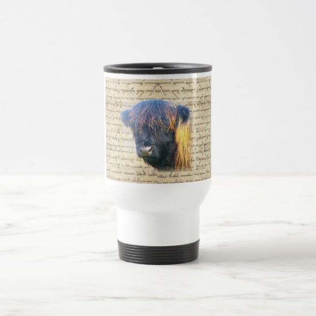 Highland cow travel mug (Center)