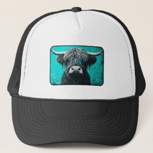 Highland Cow Trucker Hat, Country Life Trucker Hat