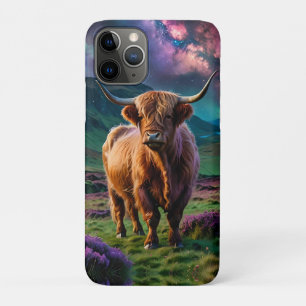 Highland Cow Under The stars Case-Mate iPhone Case