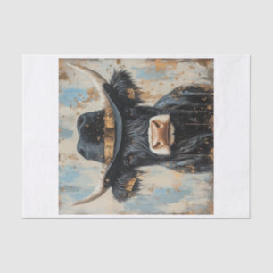 Highland Cow Vibes1 Tissue Paper