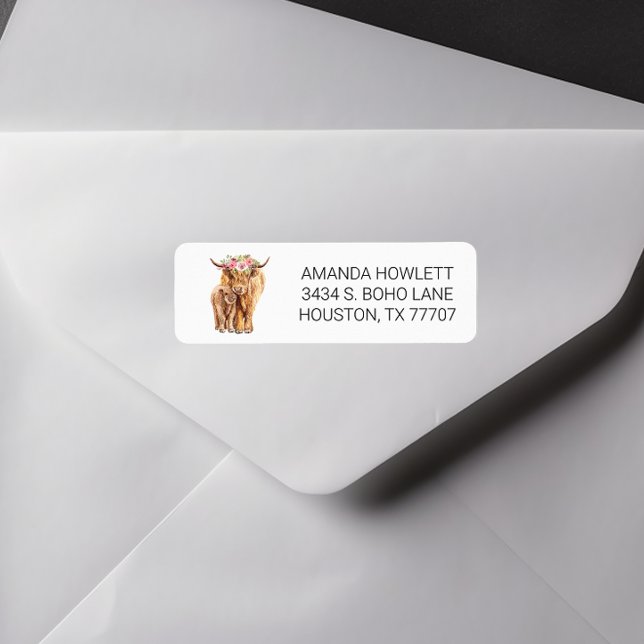 Highland Cow with Baby  Watercolor (Creator Uploaded)