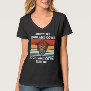 Highland Cows Farmer Animal Cattle Cow T-Shirt