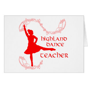 Highland Dance Teacher - Red