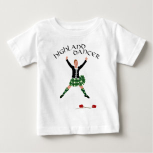 Highland Dancer Ghillie Callum Sword Dance Baby T-Shirt
