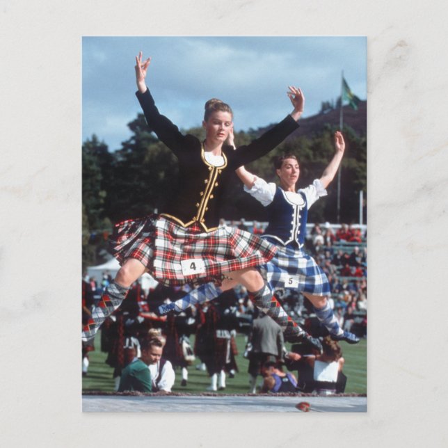 Highland Dancing Postcard (Front)