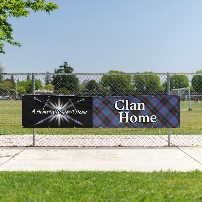 Highland Festival Clan Home Hume Tent Banner (Insitu)