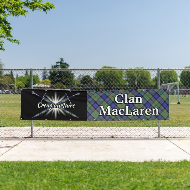 Highland Festival Clan MacLaren Tent Banner (Insitu)