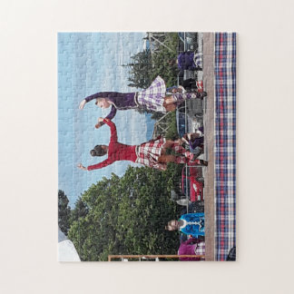 Highland Fling Clan Gathering Jigsaw Puzzle