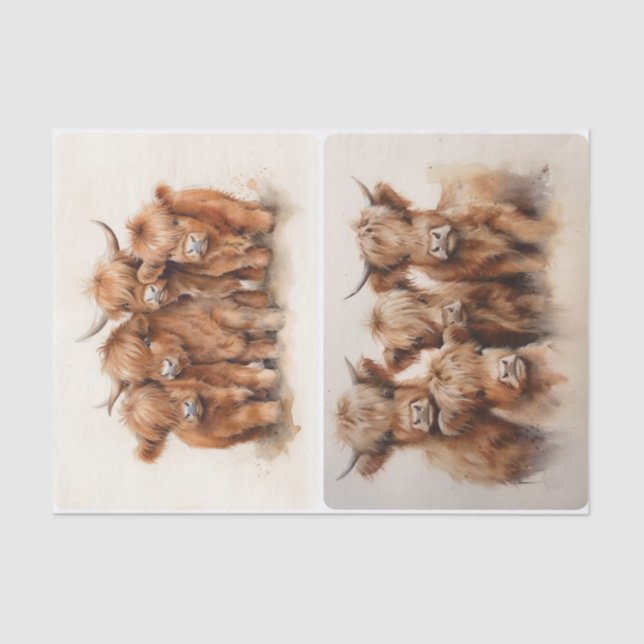 Highland Gathering  Tissue Paper (Front)