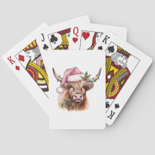 Highland Holiday Cheer Playing Cards
