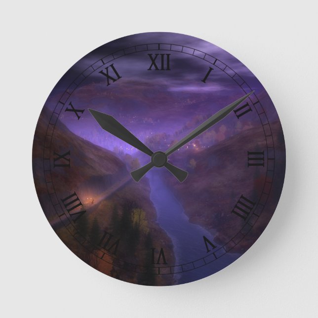 Highland Home Lights Clock (Front)