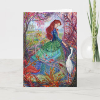"Highland Lady." Greeting Card