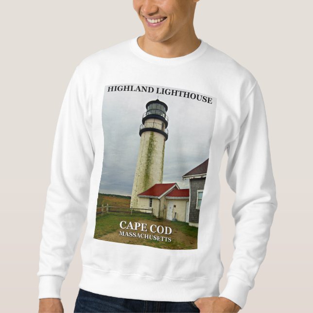 Highland Lighthouse, Cape Cod, Massachusetts Sweatshirt (Front)