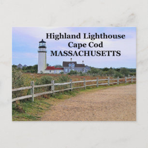 Highland Lighthouse, Massachusetts Postcard