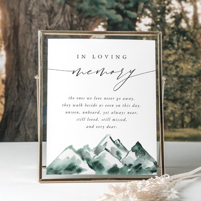 Highland | Mountain Wedding Memorial Sign (Creator Uploaded)