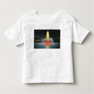Highland Park Reservoir Illuminated at Night Toddler T-Shirt