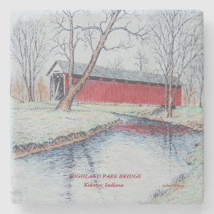 Highland Park Stone Coaster