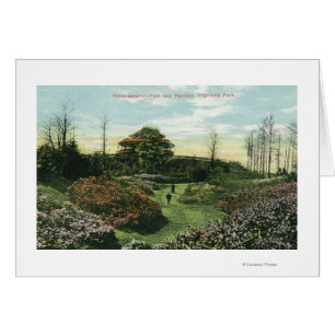 Highland Park's Rhododendron Path and Pavilion