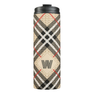 Highland Plaid Thermal Tumbler