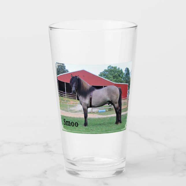Highland Pony glass  (Front)