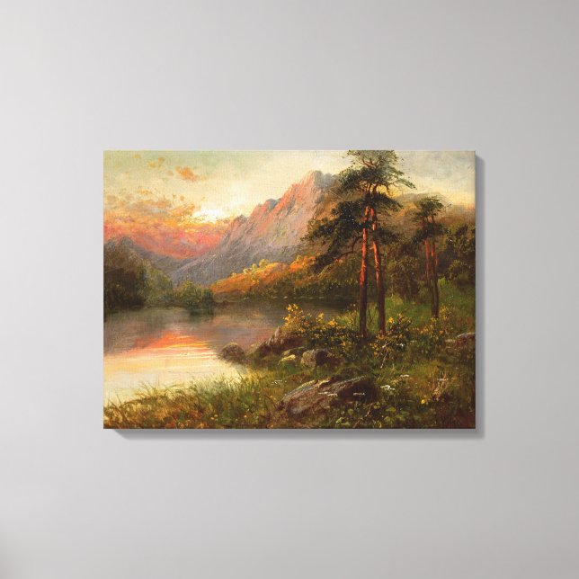 Highland Solitude Canvas Print (Front)
