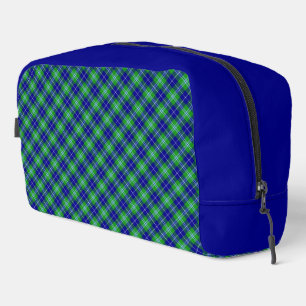 Highland Tartan Grooming Travel Case Dopp Kit