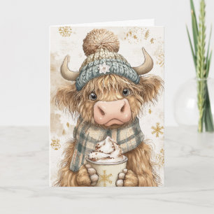 Highland Treat Christmas Holiday Card