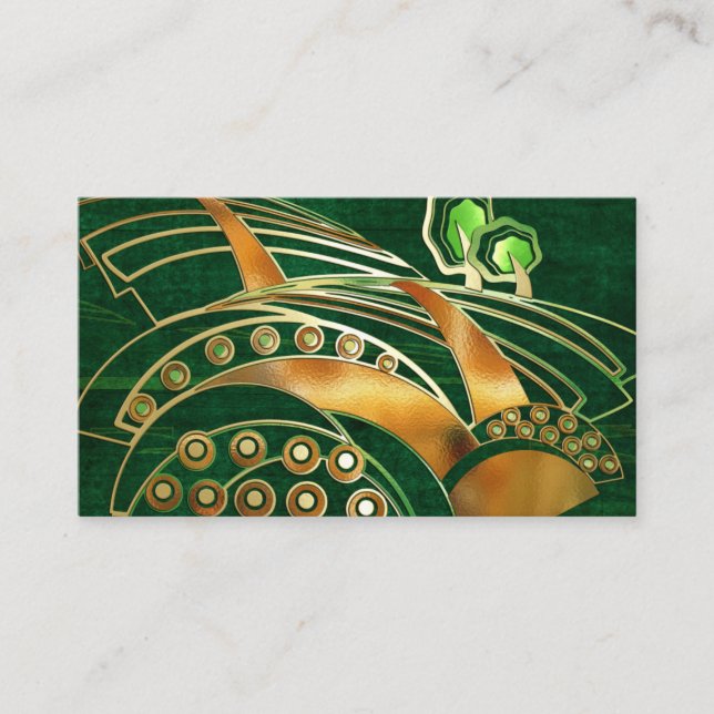 Highlands 2 Celtic LANDSCAPING TREE SERVICE Business Card (Front)