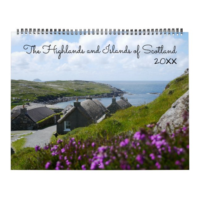 Highlands and Islands of Scotland Landscape Photos Calendar (Cover)