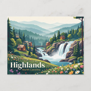 Highlands, North Carolina USA Postcard