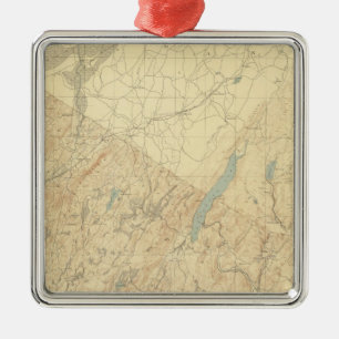 Highlands of New Jersey 2 Metal Tree Decoration