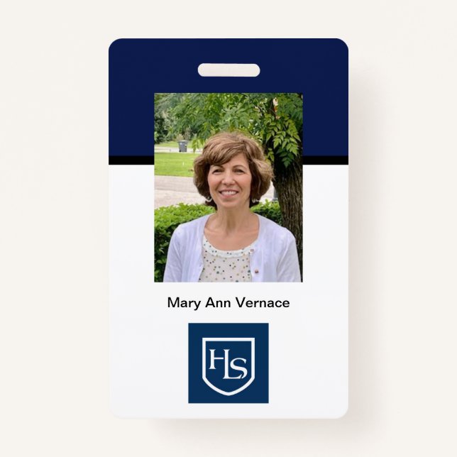 Highlands School Sample B ID Badge (Front)