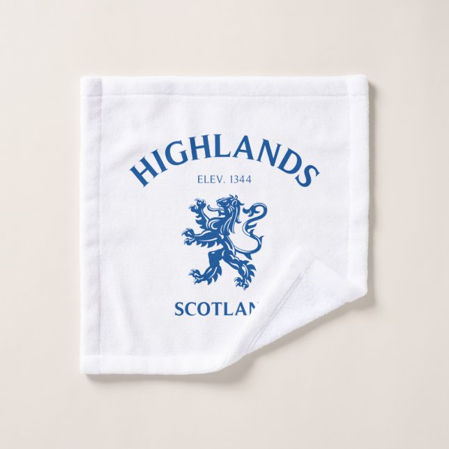 HIGHLANDS Scotland Wash Cloth (Wash Cloth)