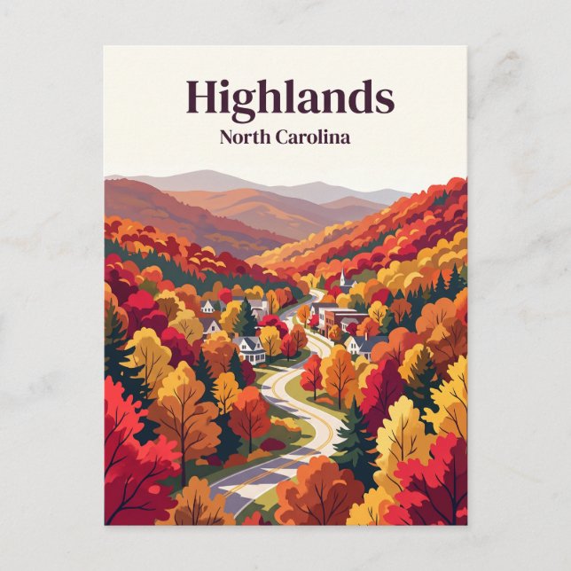 Highlands USA Postcard (Front)