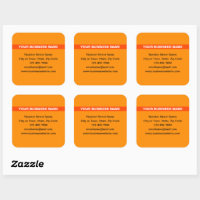 Highlighted Business Name on Orange Colour