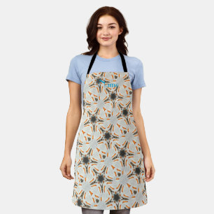 highlighted moorish stars apron