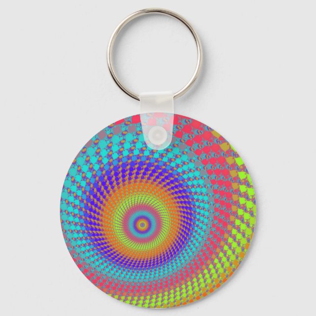 Highlighter Pen Roundalls Keychain (Front)