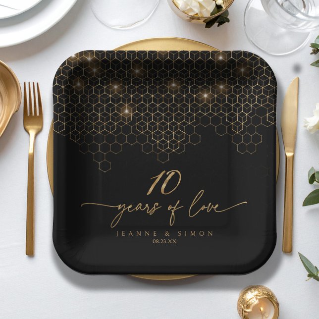 Highlights Gold 10th Anniversary ID1165 Paper Plate (Creator Uploaded)