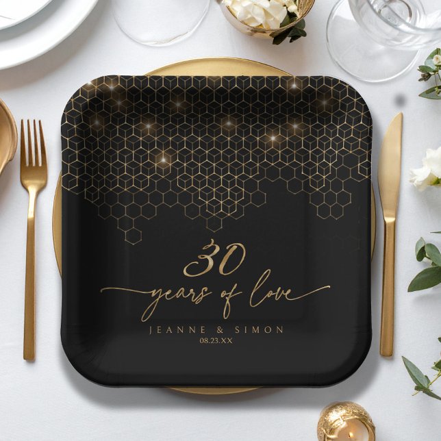 Highlights Gold 30th Anniversary ID1165 Paper Plate (Creator Uploaded)