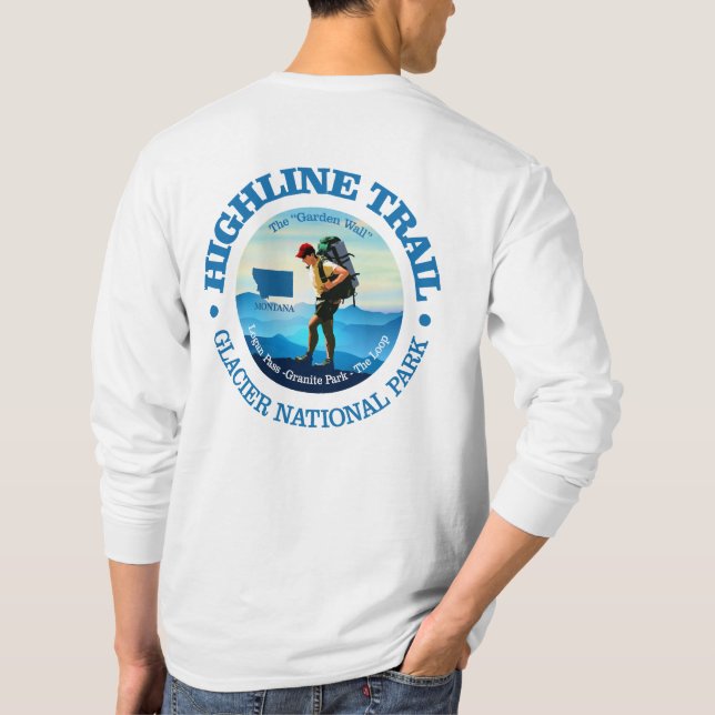 Highline Trail (C) T-Shirt (Back)