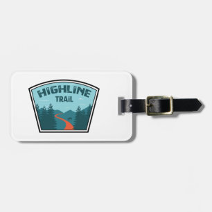 Highline Trail Glacier National Park Luggage Tag