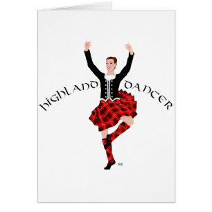 Highlland Dancer in Red Plaid