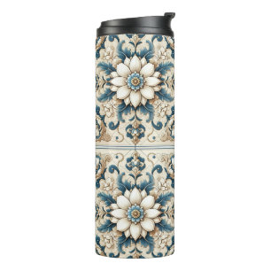 Highly Decorated Floral Tumbler