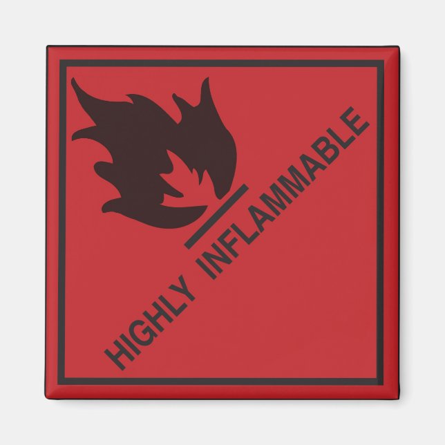 Highly inflammable magnet (Front)