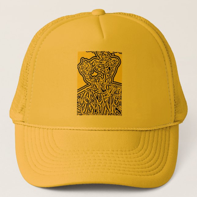 highly infused mustard honey Trucker Hat (Front)