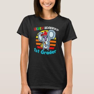 Highly Koalafied 1st Grader Back To School Koala B T-Shirt