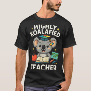 Highly Koalafied Teacher - Funny Koala Bear  T-Shirt